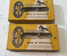 Unicorn Darts of Distinction Two Red, Three Yellow Used