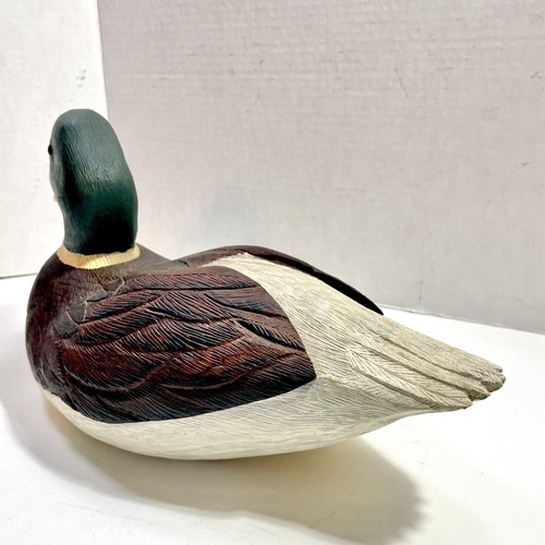 12" Stockente Köder Ente Figur handgefertigt Ton Keramik Vintage signiert R.J. Buchanan - Bild 7 von 9