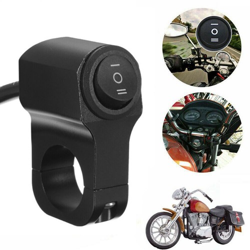 Interruttore Universale 12V Per Manubrio Moto 7/8 - Accensione, Avviamento, Stop, Fari E Luci - 3