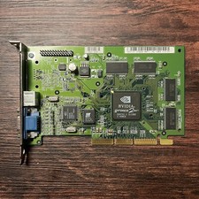 Genuine Nvidia GeForce2 MX 32Mb VGA AGP Graphics Card Dell P/N: 5G998 MS-8835