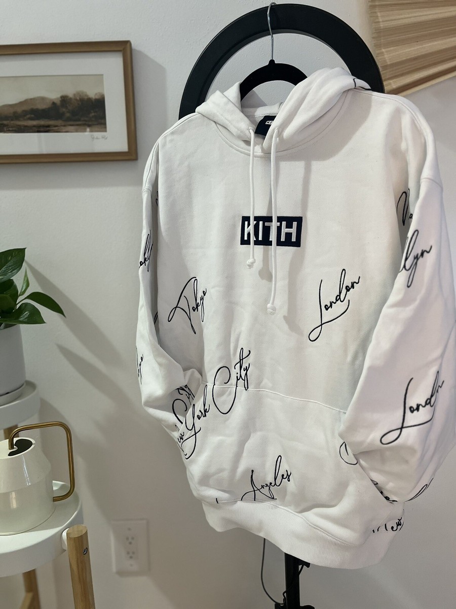 t*m様 Kith City Script Hoodie White L KITH City Script Hoodie Men Size Small (BRAND NEW) | eBay