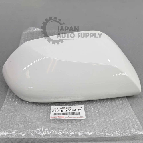 OEM GENUINE TOYOTA CAMRY WHITE 040 PASSENGER DOOR MIRROR COVER 87915-33030-A0