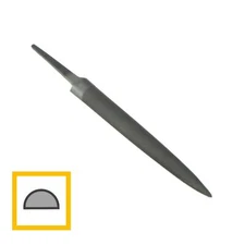 Grobet-Swiss Vallorbe half round file for watchmakers and goldsmiths