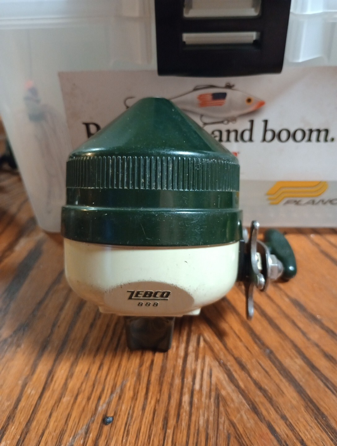 Vintage Zebco 888 Spin Cast Heavy Duty Fishing Reel Made In 🇺🇸🇺🇸🇺🇸 eBay