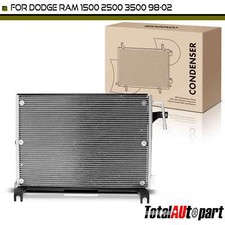 AC A/C Condenser with Bracket for Dodge Ram 1500 2500 3500 1998-2002 55055824AA