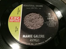Mamie Galore: Beautiful Inside/You Wore Your Lie Well Imperial Funk Soul Promo