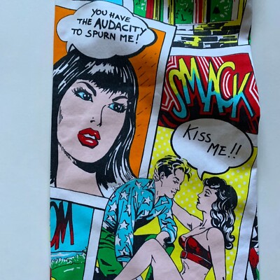 Rare Vintage Archive Dolce And Gabbana Comic Strip Pop Art Allover