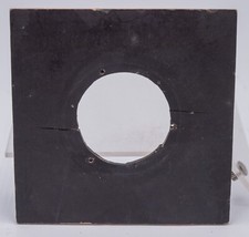  Read Burke  James - 4" Square Graflex Camera Lens Board 42mm Copal 1 Hole