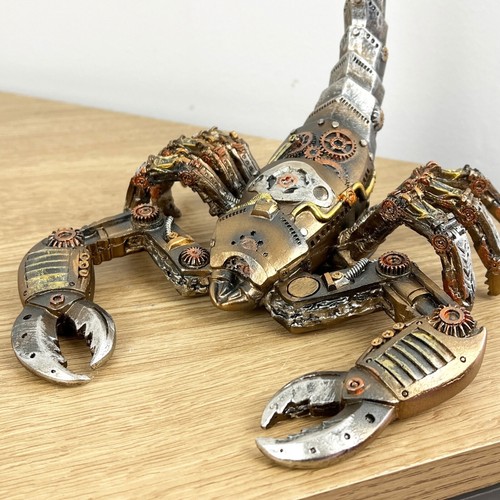 Moderne Wohnzimmer Ornamente Steampunk Skorpion Tier Figur Statue Haus Geschenk - Bild 7 von 8