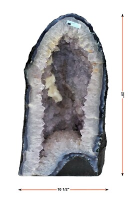DMS Store Amethyst Geode from Brazil R.2419 (Dim: 20'' x 10.5'' x 7.5'', 69.85 lb.)