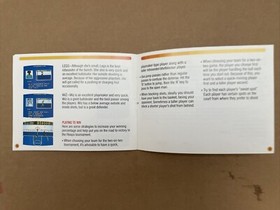 Instruction Booklet Manual ONLY - HOOPS - Nintendo NES - Oval Seal.