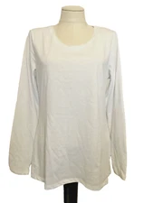 NOBO NO BOUNDARIES White SEMI-FITTED Long Sleeve Tee Shirt Sz. Jr. 2XL