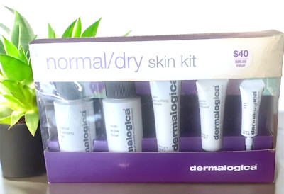 DERMALOGICA Normal / Dry SKIN KIT (Cleansing, Exfoliant-Toner-SkinSmoothing-Eye)