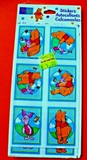 HALLMARK WINNIE THE POOH STICKERS 4 SHEETS 24 STICKERS SEALED