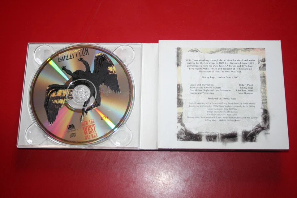 LED ZEPPELIN-" HOW THE WEST WAS WON" 3xCD 1ST PRESS 2003 DIGIPAK - Bild 2 von 4