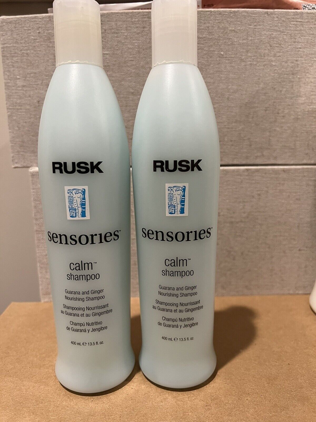 Rusk Sensories Calm Shampoo 13.5 FL OZ(2pack) Free Shipping Guarana And Ginger