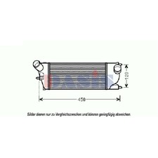 AKS DASIS Ladeluftkühler für Peugeot 508 SW I Citroën C5 III Break 167019N