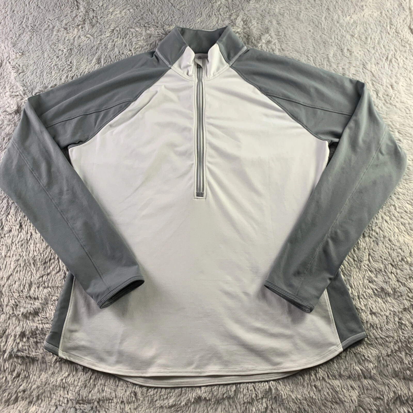 athleta half zip performance tech athleisure shirt