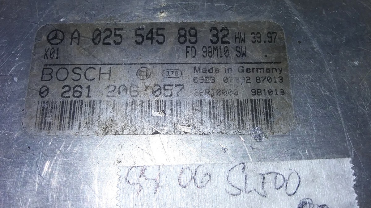 A 025 545 89 32 ecm ecu computer 1999-2006 Mercedes SL500 | eBay A 025 545 89 32 ecm ecu computer 1999-2006 Mercedes SL500 | eBay