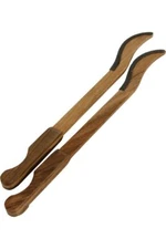 Roosebeck Dulcimer Hammers Solid Walnut Leather Padded Design Set of 2