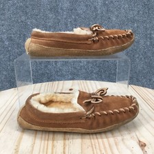 LL Bean Slippers Kids 13 Wicked Good Moccasin...