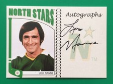 LOU NANNE (NORTH STARS) 04-05 ITG FRANCHISES US WEST AUTOGRAPH CARD #A-LN
