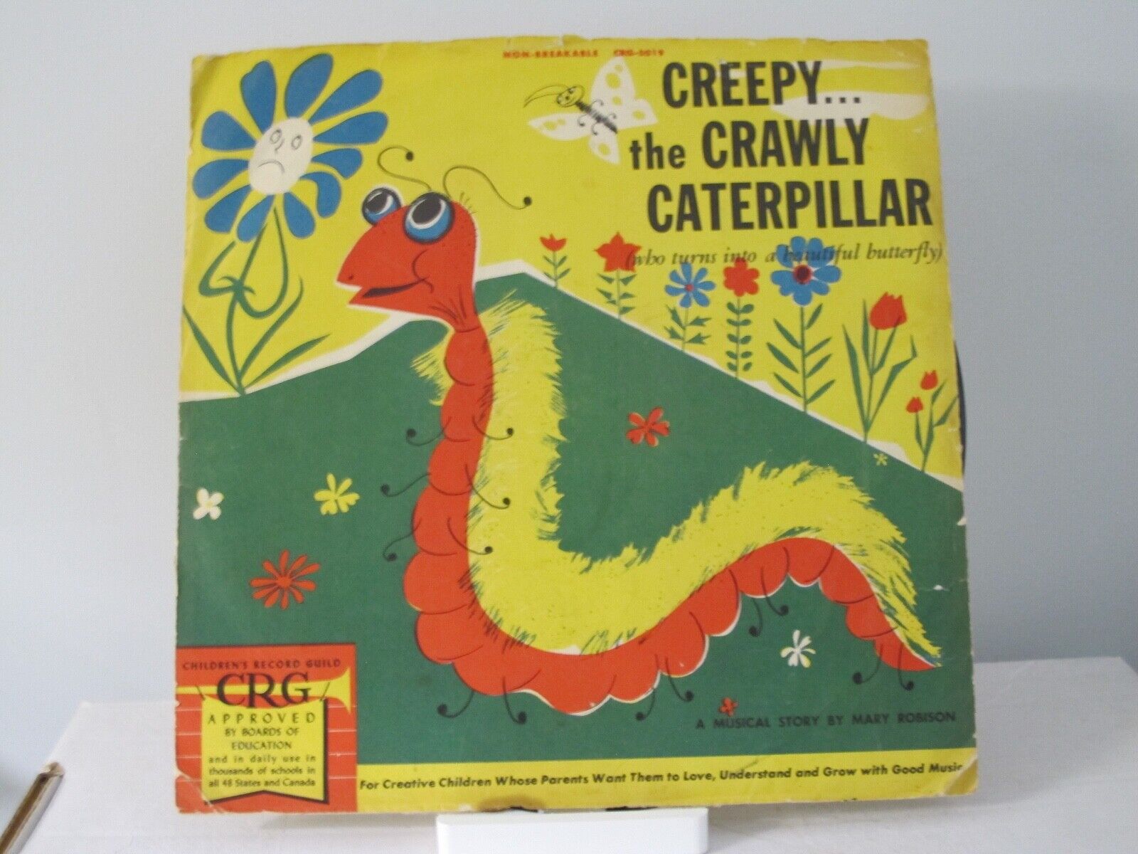 78 RPM - CHILDREN'S RECORD GUILD - CREEPY THE CRAWLY CATERPILLER