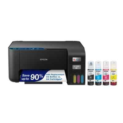 Epson EcoTank ET-2400 All-in-One Printer, Copier, Scanner - Black