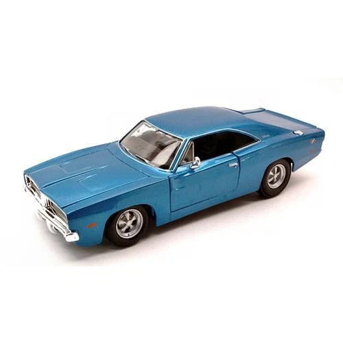 1:25 Maisto Dodge Charger R/T 1969 Light Blue Met MI31256BL Modellino - Immagine 2 di 2
