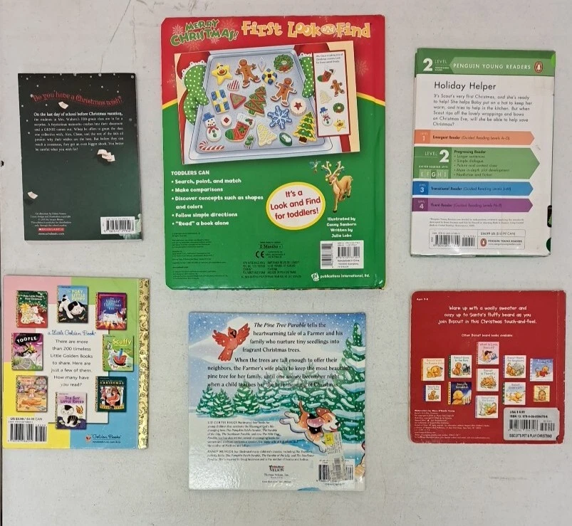 Christmas Children's Books, Lot Of Six. Liz Curtis Higgs, Dan Gutman...#393D - Image 2 of 4