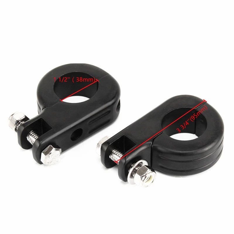 1 1/2'' 38mm Engine Guard Highway Foot peg Mount For Honda VTX1300 600 Magna 750 — 第 4/4 张图片