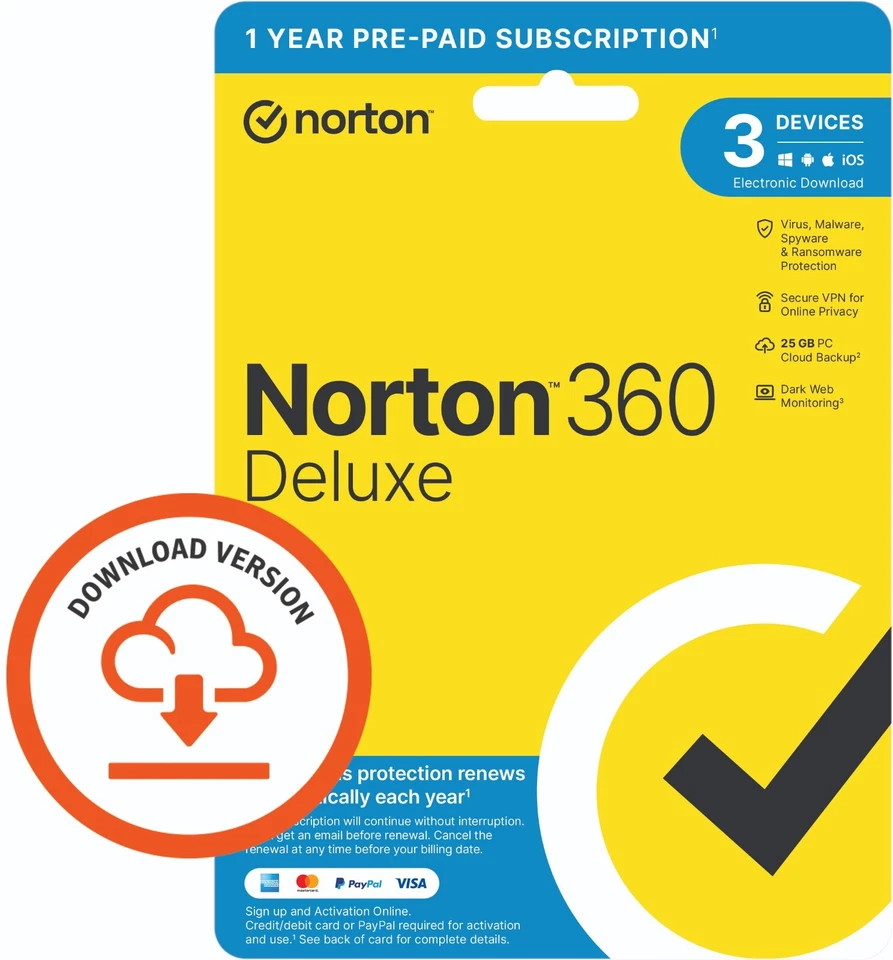 NORTON 360 ANTIVIRUS STANDARD DELUXE PREMIUM 2026 1PC, 3PC, 5PC, 10PC 1 YR EU UK - Image 4 of 4