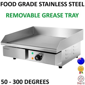 New Electric Griddle Grill Hot Plate Commercial Meat Indoor Flat