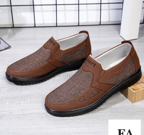Mens Plus 9-13 Loafers Casual Moccasins Shoes Breathable Driving Slip on Shoes - Picture 7 of 22