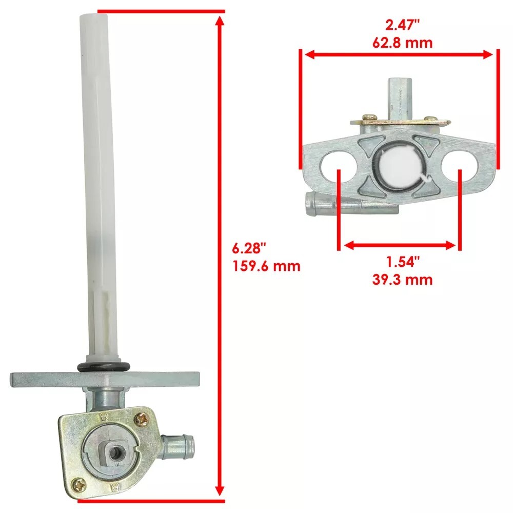 Caltric Fuel Valve Petcock For Honda Sportrax 250 TRX250EX 2x4 2001-2008