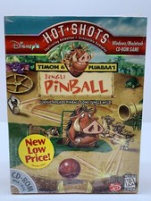 Disney's Hot Shots Timon  Pumbaa's Jungle Pinball Windows Mac CD Rom Game