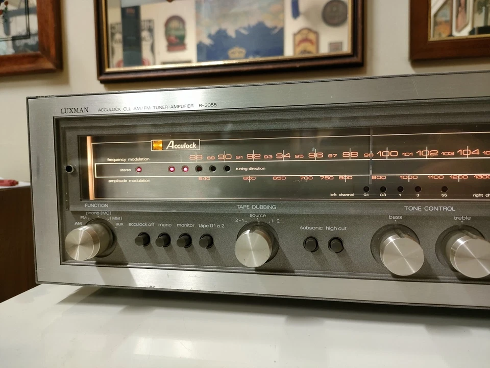 LUXMAN R-3055 SINTOAMPLIFICATORE VINTAGE - Immagine 3 di 4