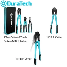 DURATECH Bolt Cutter Plier Heavy Duty w/Bi-Material Ergonomic Rubber Grip Handle