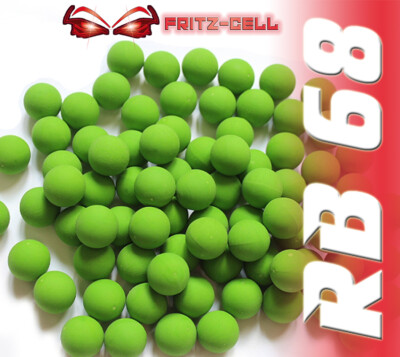 200 x RAM Munition T4E Cal .68 HDS68 HDX68 Rubberball Gummigeschoss grün