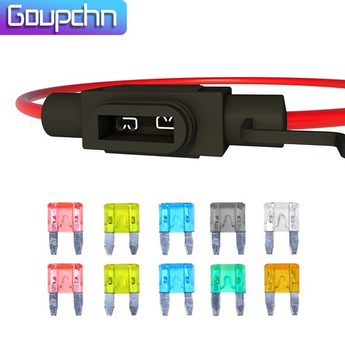 5Pack 13AWG Inline Fuse Holder Five Colors Waterproof Pigtail Blade Fuse Relay - Picture 9 of 9