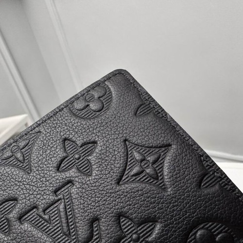 Louis Vuitton Eclipse LV Monogram Black Leather Bifold Wallet for Men - Picture 3 of 9
