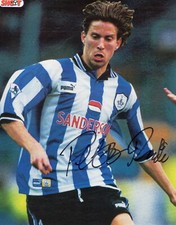 PETER RUDI AUTOGRAPH, SHEFFIELD WEDNESDAY, FOOTBALL