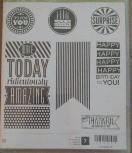 Stampin Up! #134228: Amazing Birthday - Set of 7 Stamps New ๐ - Picture 3 of 5