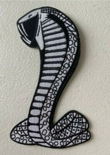 Ford Mustang Cobra High Quality Embroidered Patch Left and Right Versions 6 x 3'