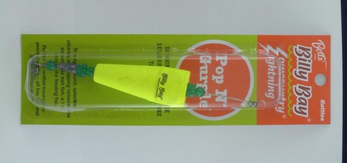 Betts 778-Y Billy Bay Pop N Gurgle 3" Popping Float Aggravator Rig Color Yellow