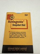 Kodak Kodaguide Snapshot Dial / Exposure Calculator Vintage