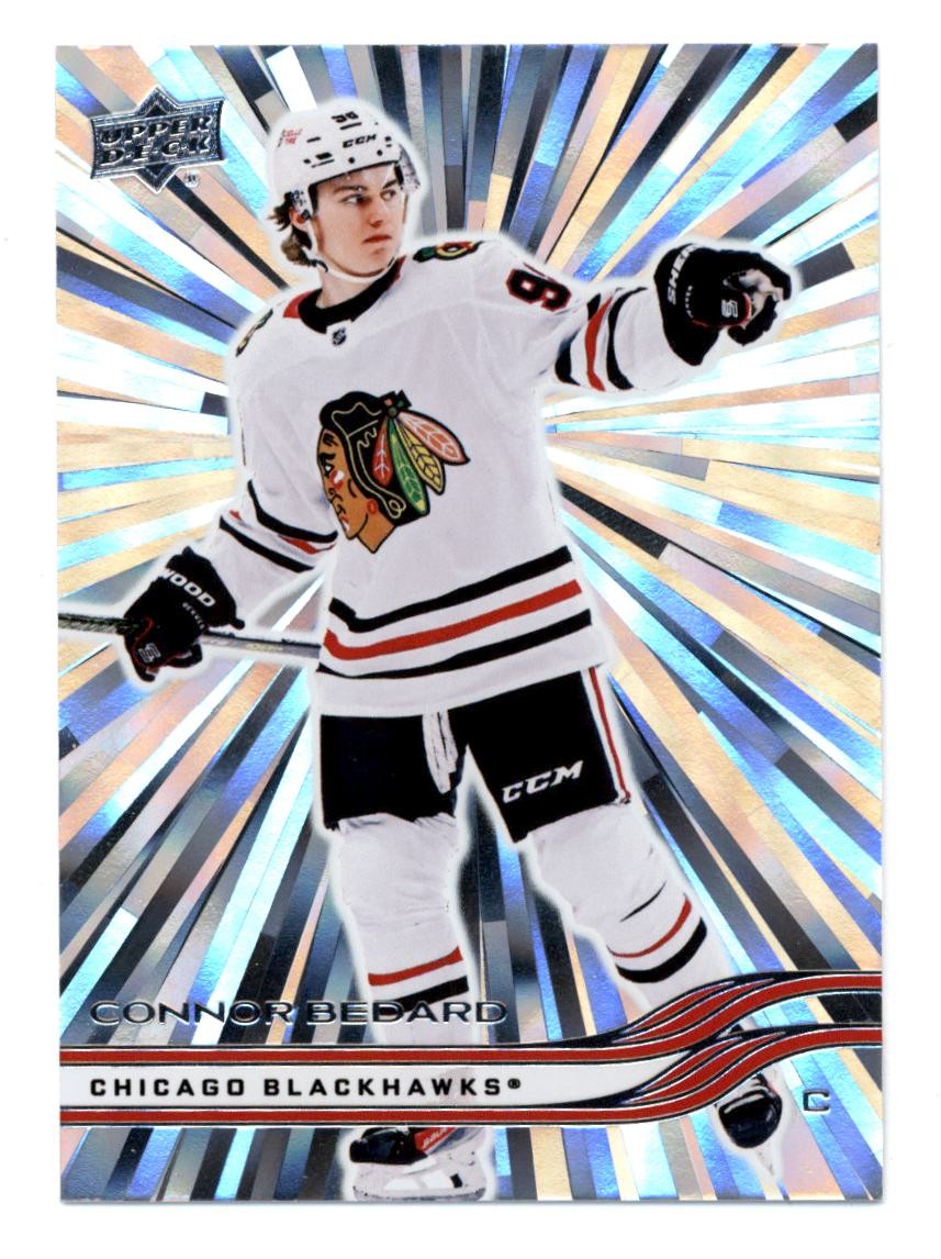 2025-26 Upper Deck #285 Connor Bedard Silver Outburst - EX