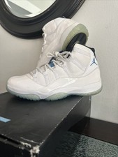 Jordan 11 Retro Legend Blue 2013-14 US 11 White/Blue With Original Box