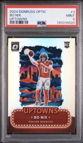 2024 Panini Optic Donruss - Uptowns Bo Nix #3 (RC) Ssp Must Have Broncos .