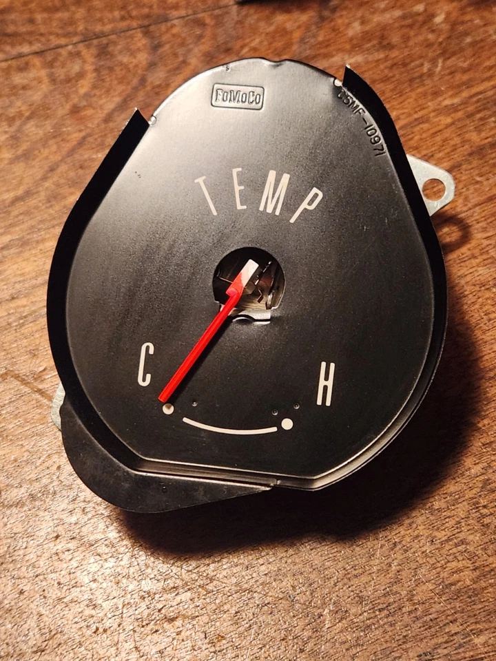 NOS FoMoCo Ford 1965 MERCURY MARAUDER DASH TEMPERATURE GAUGE C5MY-10883-A - Image 2 of 4